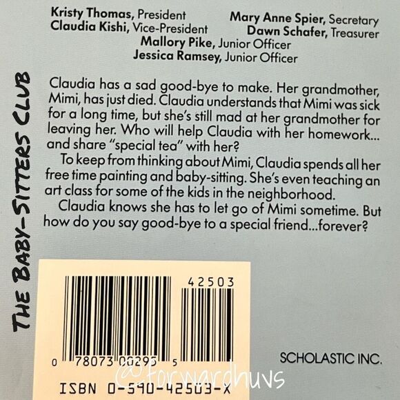 Bundle 3 for $15 | The Baby-Sitters Club | Ann M. Martin | Book #26 | Vintage 19 - Picture 4 of 8